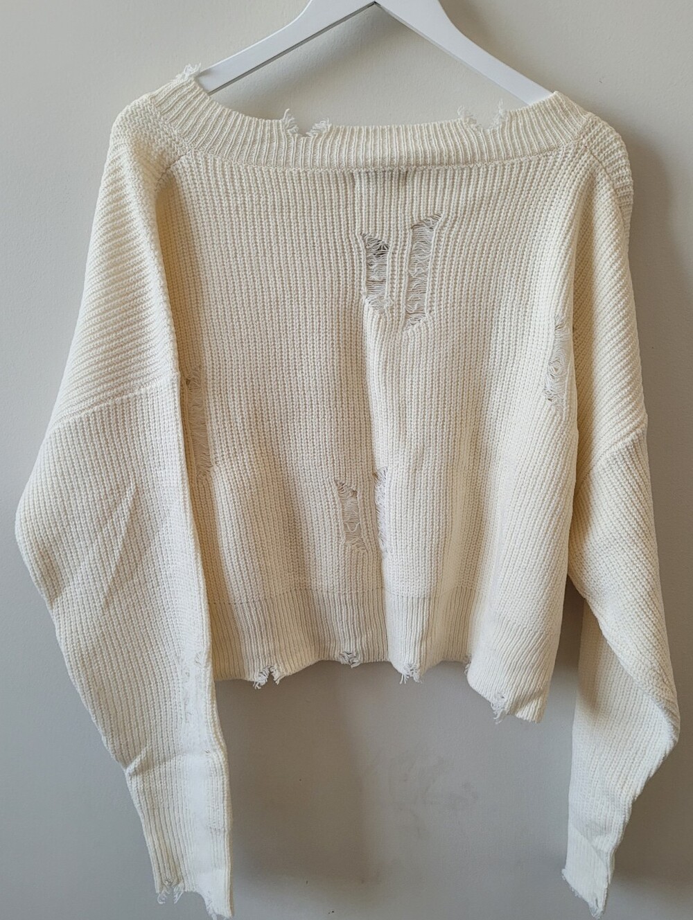 Fashion Nova Aurora Sweater Skirt Set Knit Maxi Skirt in Cream Plus Size 2X NWT - Picture 14 of 16